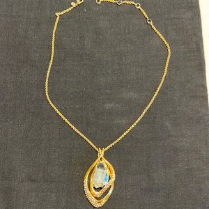 Vintage Alexis Bittar crystal necklace
